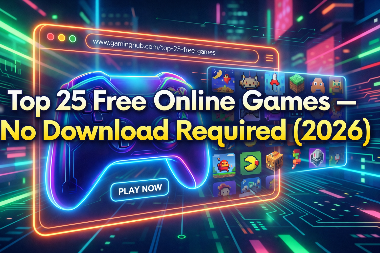 Top 25 Free Online Games You Can Play Instantly Without Downloading (2026 Edition)